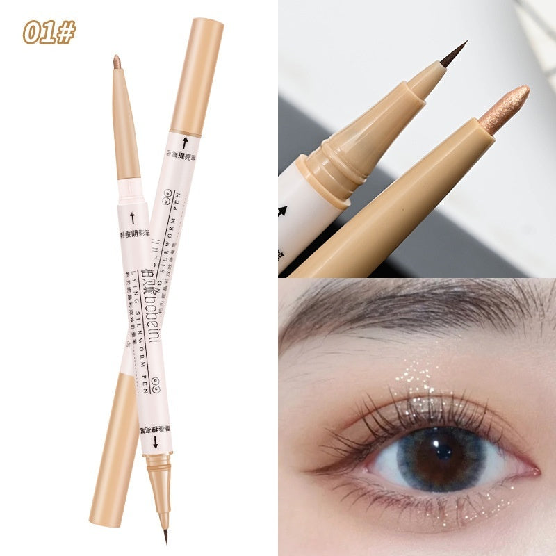 Double-headed Eye Shadow Pen Shadow Matte Highlight Brightening